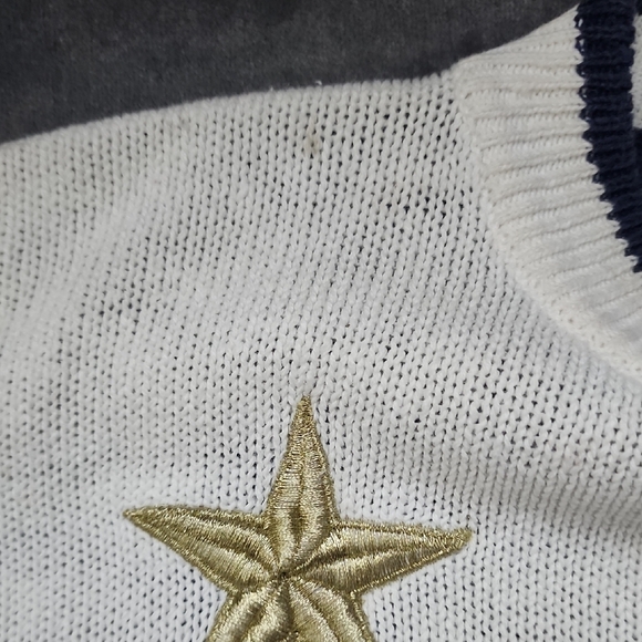 Nautical Star Sweater - Navy and White - Picture 5 of 9